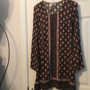 A a flowered Brown,red,shirts